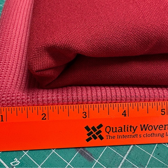 Burgundy Polyester Blend Fabric Bundle - Picture 3 of 5